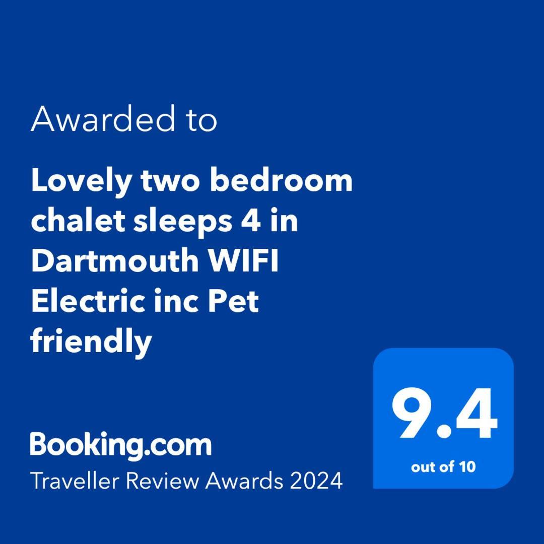 Caldon Holiday Chalet Sleeps 4 In Dartmouth Wifi Electric Inc Pet Friendly Eksteriør billede